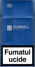 Dunhill Fine Cut Dark Blue 100`s Cigarettes