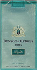 BENSON HEDGE LIGHT MENTHOL SP 100 Cigarettes