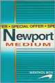 NEWPORT MEDIUM BOX 80 KING Cigarettes